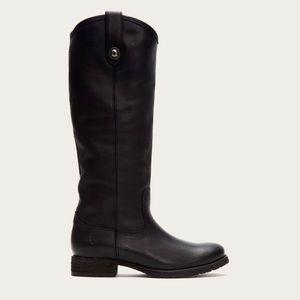 FRYE riding sleek black boots